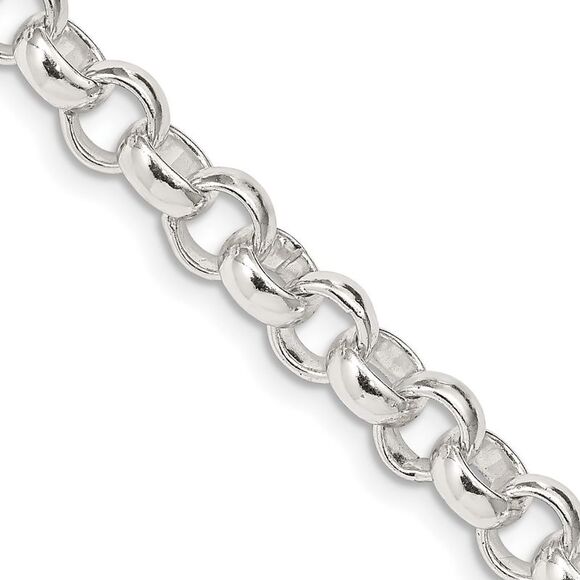 Kazi Luxury Sterling Silver 6.75mm Rolo Chain,New Products : American Fashion Style Bags On Sale